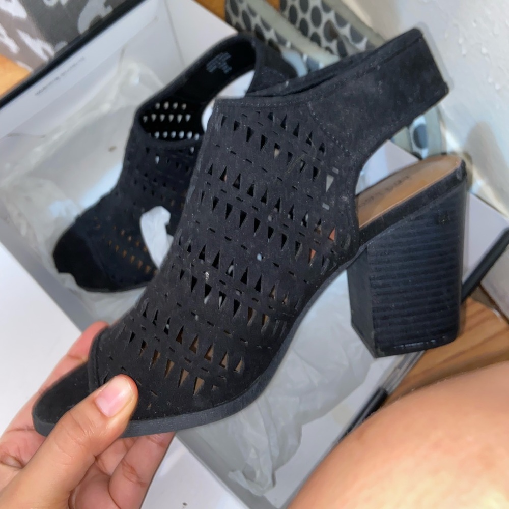 Black heels